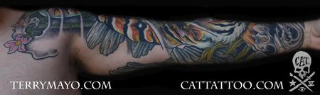 Tattoos - tiger sleeve 06 - 62471